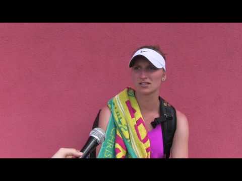 Markéta Vondroušová po výhře ve druhém kole na EMPIRE Slovak Open 2017