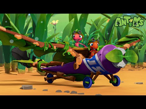 Ants Build A Plane | Antiks | Moonbug Create