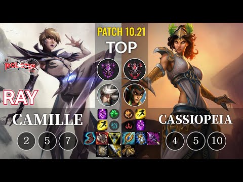 KT Ray Camille vs Cassiopeia Top - KR Patch 10.21