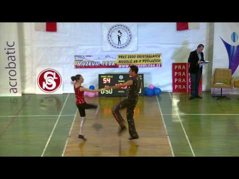 Michael Horák a Tereza Jeřábková, ktg.junior - 7.místo