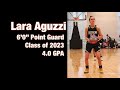 Lara Aguzzi 6’0” Point Guard (Junior Summer 2022)