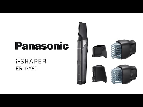 Panasonic | Plaukų kirpimo mašinėlė | ER-GY60-H503 | Belaidis | Drėgnas ir sausas | Ilgio žingsnių skaičius 20 | Žingsnio tikslumas 0,5 mm | Juodas/Sidabrinis video