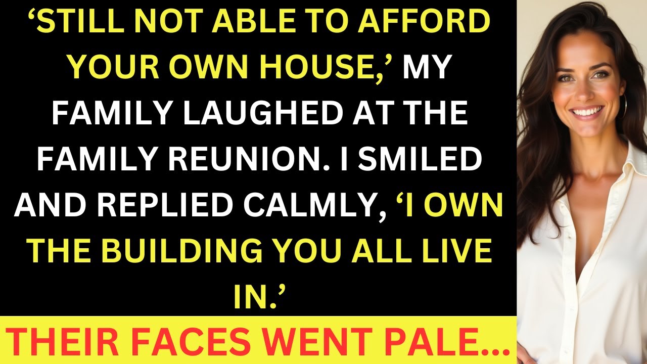 Family Mocked Me On The Family Reunion, Calling Me Poor, Then I Showed Them The Real Estate Contract