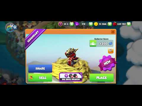 Hatching Devil dragon|| Dragon of the month July 2021|| Dragon Mania legends||