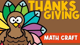 THANKSGIVING MATH CRAFT TUTORIAL VIDEO