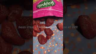 Best Dried Strawberries from amazon @Rs 225 #dryfruits #shorts #strawberry #healthy #amazon #review