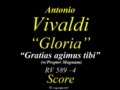 Vivaldi - Gloria - RV589 - 4 Gratias Agimus Tibi - Score