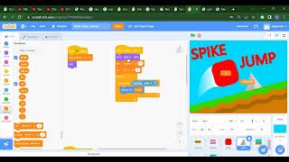 Spike Jump Game in Scratch || Scratch Tutorial for Beginner|| Best Scratch Project || Mini Project
