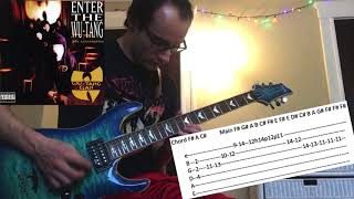 Wu-Tang Clan (1993) “C.R.E.A.M.” Guitar Riff + Tab - Lesson
