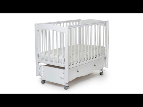 Детская кроватка универсальный маятник Pocket с колесами