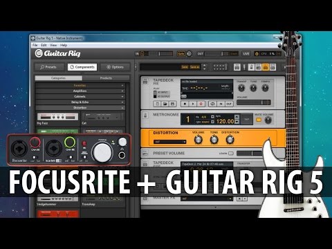 How To Record a Focusrite Interface in Guitar Rig 5 (Scarlett Solo, 2i2...)