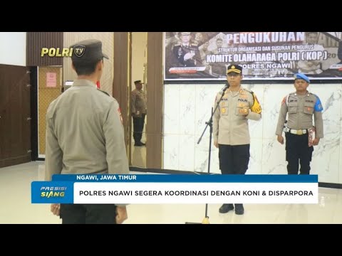 PENGUKUHAN KOMITE OLAH RAGA POLRES NGAWI