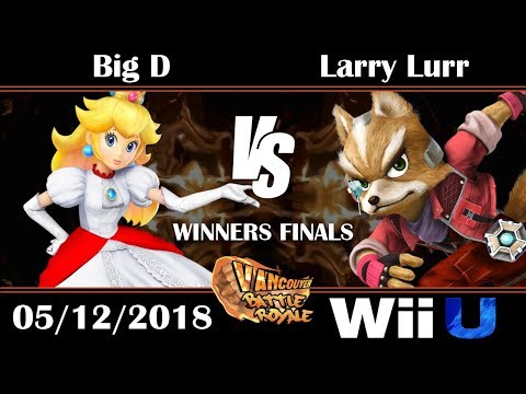 VBR Smash 4 Singles: Winners Finals - CACAW|Big D (Peach) vs MSF|Larry Lurr (Fox)