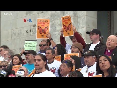 VOA - LOS ANGELES SAHKAN ATURAN KOTA SUAKA BAGI PENDATANG TANPA DOKUMEN