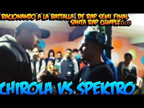 raccinado a la batalla de chirola vs spektro  fecha final