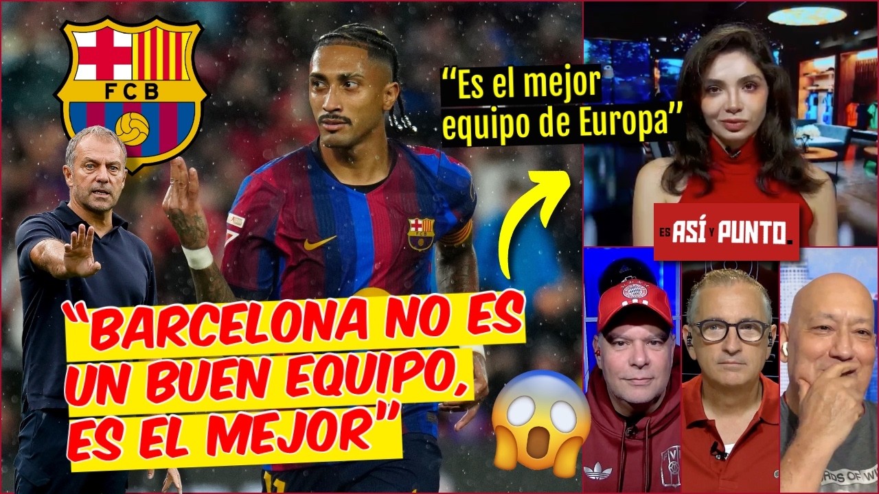 Barcelona ES HOY el MEJOR EQUIPO del MUNDO. PSG y BAYEN juegan SOLOS en sus ligas | Es Así y Punto