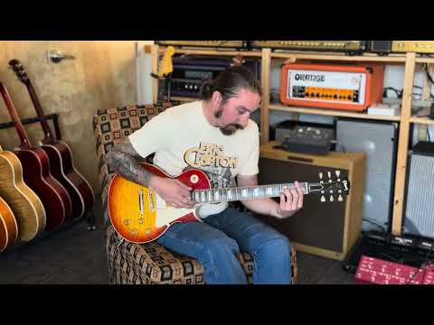 2008 Gibson Custom Shop 1959 Les Paul Reissue R9 – Cherry Sunburst – Complete Case Candy – Demo Video image 17