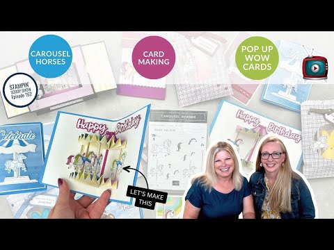 🔴  How to Create Spectacular Pop Up Cards with Carousel Horses Bundle [Scoop #162]
