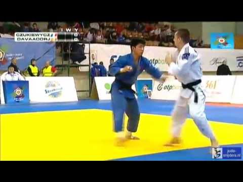 Judo 2013 European Open Men Budapest: Czukiewycz (FRA) - Davaadorj (MGL) [-66kg] semi-final