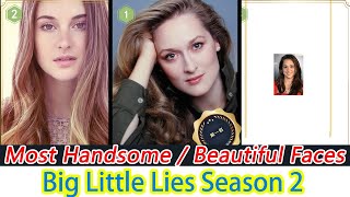 Top 10 Beautiful Faces of Big Little Lies Season 2,CAST Zo? Kravitz 5th| Scored by AI video