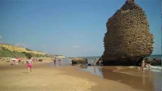 preview picture of video 'Playa Torre del Loro en Mazagon'