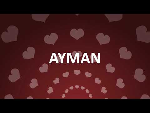 HAPPY BIRTHDAY AYMAN