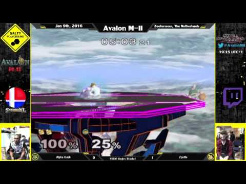 Avalon M-II - Alpha Dash (ICs) Vs Zgetto (Fox) - SSBM Singles Losers R9