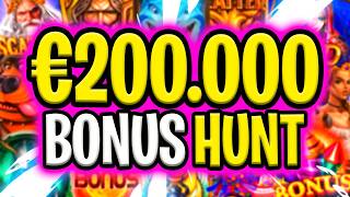🔴 RANDOM MICHAEL €200.000 BONUS HUNT EPIC SLOTS ON MAX BET 🔥 JOIN ME LIVE FOR BIG  RECORD WINS‼️