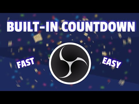 How to Add a Countdown Timer Using OBS | NO DOWNLOAD
