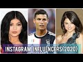 TOP 10 INSTAGRAM INFLUENCERS 2020