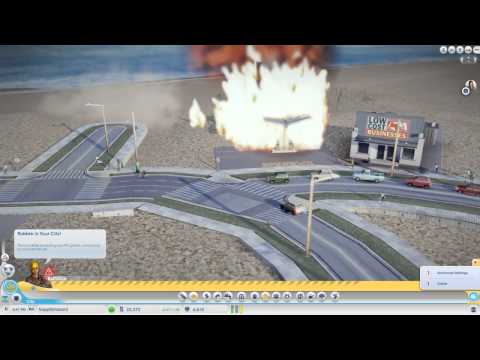 SimCity 5 Beta - Fire Truck Fail