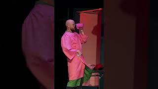 It&#39;s not easy being green... (+pink!) 🤣🐸 #comedy #game #improvise #shootfromthehip #funny #muppets