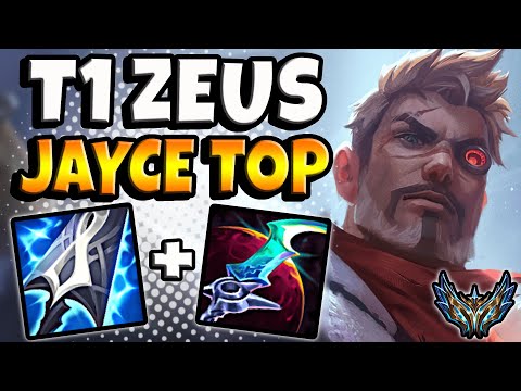 T1 Zeus Jayce vs Lucian [ TOP ] Patch 12.16 Korea Challenger ✅