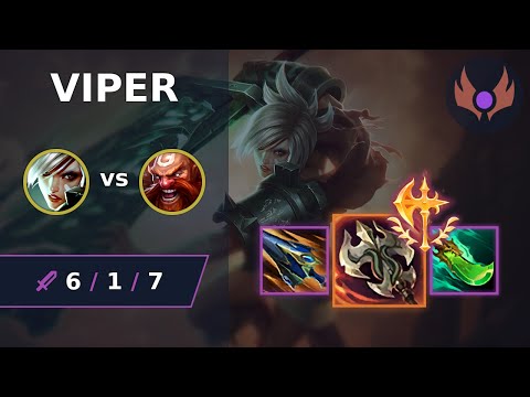 [ Viper ] Riven TOP vs Gragas | NA MASTER | LOL Season 2024