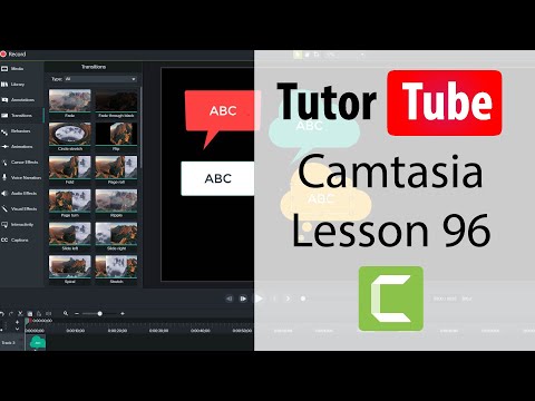 Camtasia Tutorial Lesson 1 Interface