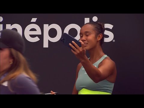 Leylah Fernandez 🇨🇦 in control Vs Emma Navarro 🇺🇸 WTA 1000 Coverage Guadalajara Mexico