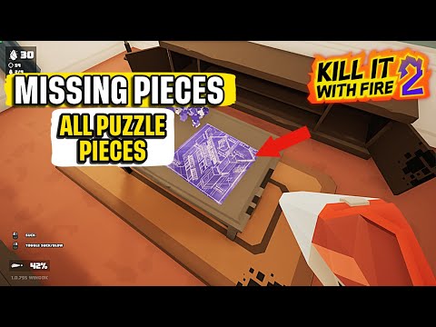 Missing Pieces - Find All the Puzzle Pieces in the Living Room - Kill it With Fire 2 Quick Guide