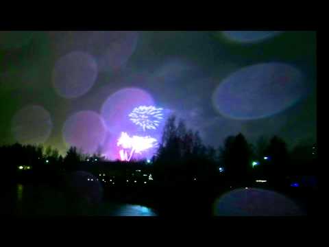 Ilotulitus Kouvolan Inkeroinen Uusivuosi 2013