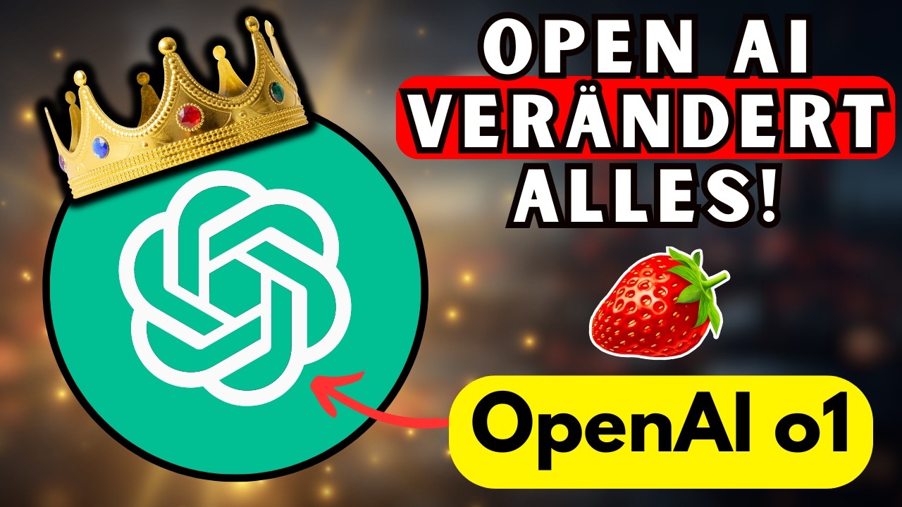 ChatGPT kann jetzt "Denken"| Neues OpenAI o1-Modell (Project Strawberry)🍓