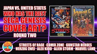 Japan vs. USA: Who Had the Best Sega Genesis Covers? Round 2! - Defunct Games