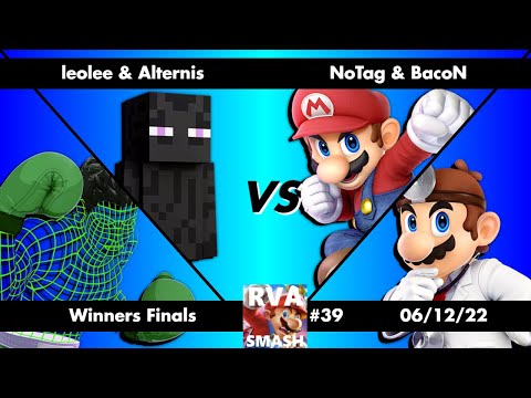 RVA Smash #39 Doubles: leolee/Alternis vs NoTag/BacoN - WINNERS FINALS - Smash Ultimate SSBU