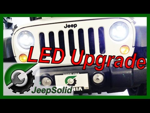 Jeep JK LED Headlight Install