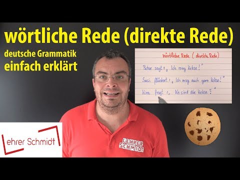 Direct speech | German grammar | Lehrerschmidt – simply explained!