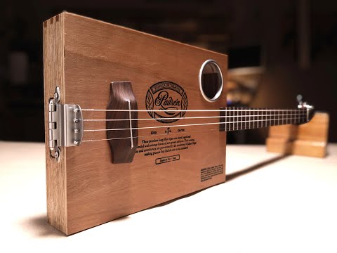 4 String Acoustic Padron Cigar Box Guitar