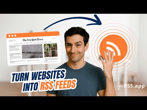 Create RSS Feeds with the RSS Feed Generator
