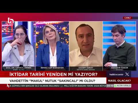 Genel Başkanımız Kadem Özbay, Halk Tv`de Nasıl Olacak programının canlı yayın konuğu oldu. | EĞİTİM İŞ