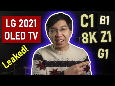 LG 2021 OLED TV Models Confirmed: LG C1, B1, G1 & 88-inch 8K Z1