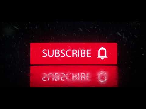 Top Subscribe Button Animation Neon Subscribe Button Green Screen Electric Subscribe Button