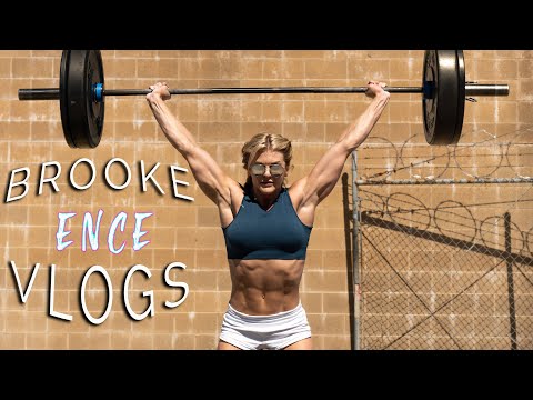 BROOKE ENCE VLOGS | Heavy Snatches and A killer Metcon. A Single Day At West Fitness