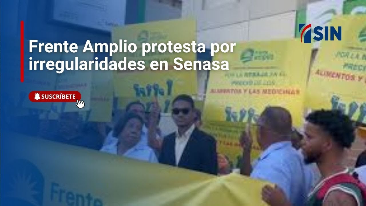 Frente Amplio protesta por irregularidades en Senasa